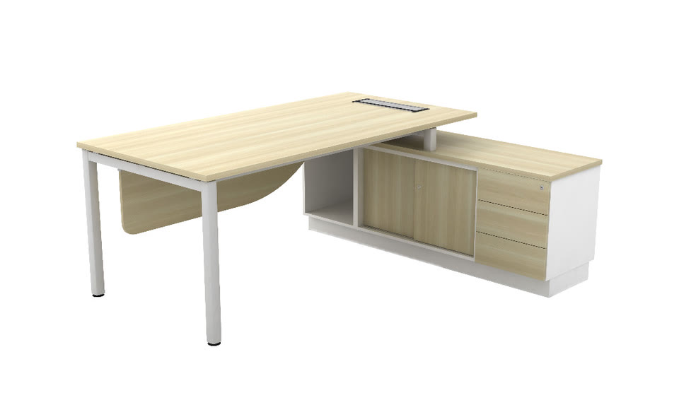 desk 1600 + side cabinet from the original ADL archive.