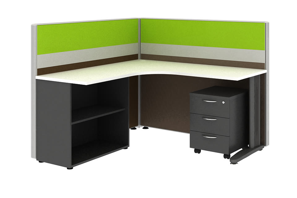 Single-seat workstation from the original ADL office furniture archive.